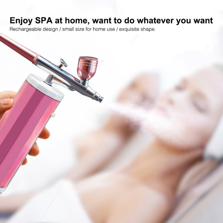 BS-1177 Needleless Water-light Guide High Pressure Oxygen Injection Apparatus Portable Hand-held Skin Care Water Atomizer Nano Sprayer Water Supplementary Instrument, Automatic Alcohol Aprayer, Water Tank Capacity: 40ml, EU Plug