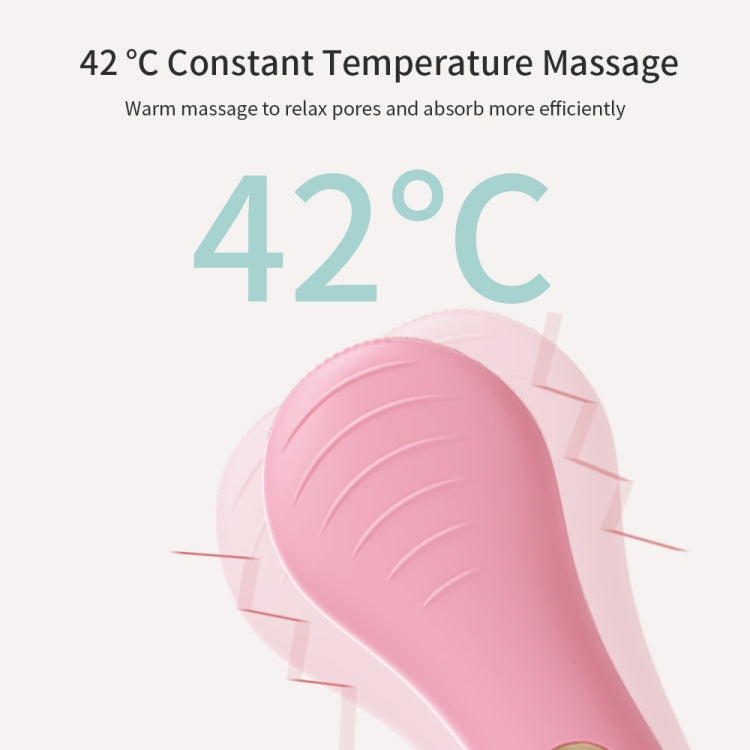 INCH008 Silicone Acoustic Wave Face Skin Care Electric Facial Cleanser