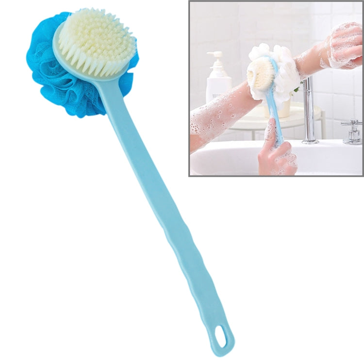 2 In 1 Multi-function Soft Hair Long Handle Bath Ball Body Brush