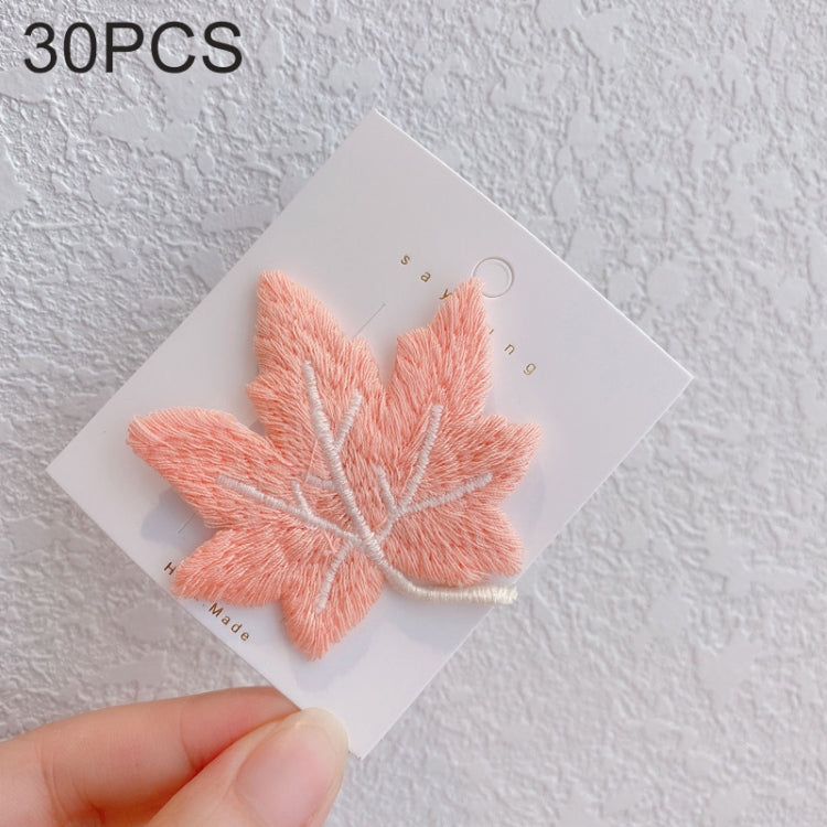 30 PCS Girls Cute Maple Leaf Hairpin BB Bangs Clips Hair Accessories