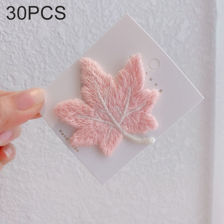 30 PCS Girls Cute Maple Leaf Hairpin BB Bangs Clips Hair Accessories