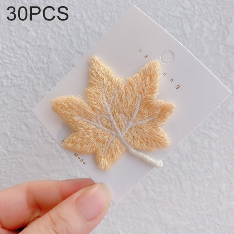 30 PCS Girls Cute Maple Leaf Hairpin BB Bangs Clips Hair Accessories