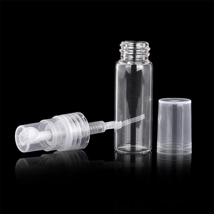 50 PCS Perfume Bottle Spray Bottle Perfume Bottle Empty Bottle, Capacity:3ML (Transparent)