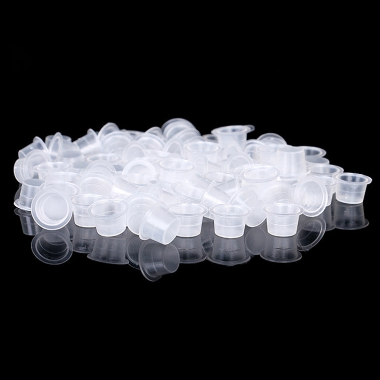 3 Packs White Color Ink Cup Tattoo Supplies, Size: L