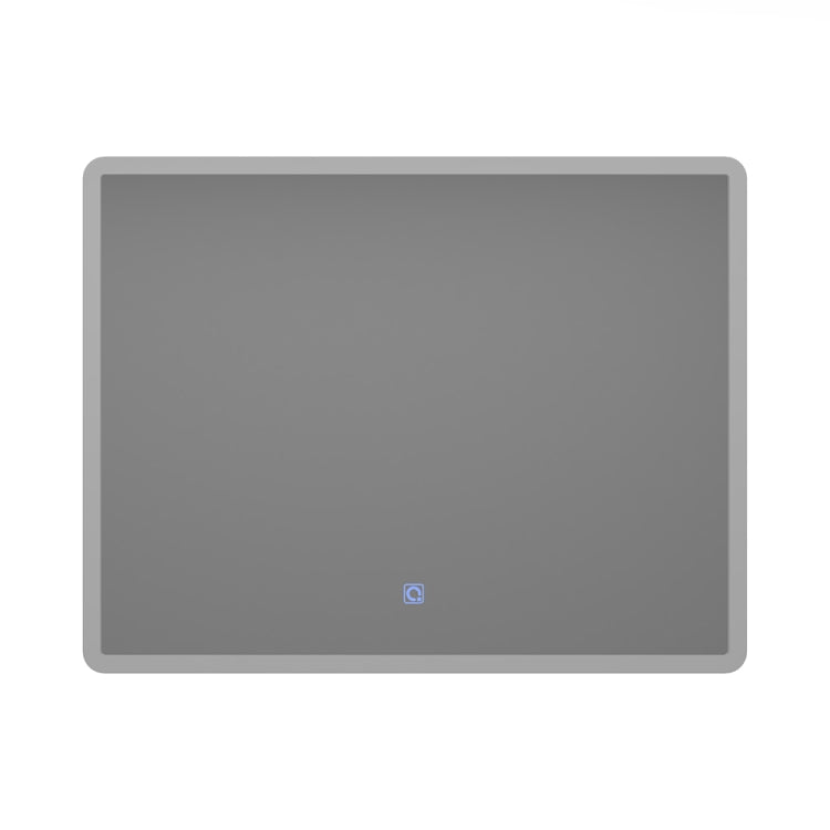 [US Warehouse] 54W Wall-mounted Square Plane Mirror Bathroom Vanity Mirror with Defogger & LED Light, Size: 32 x 24 x 1.2 inch