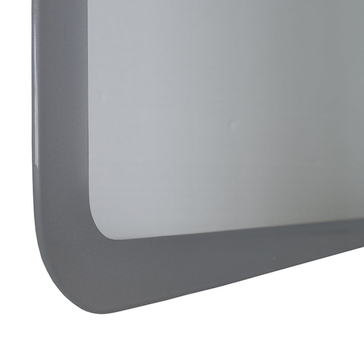 [US Warehouse] 68W Wall-mounted Square Plane Mirror Bathroom Vanity Mirror with Defogger & LED Light, Size: 36 x 28 x 1.2 inch