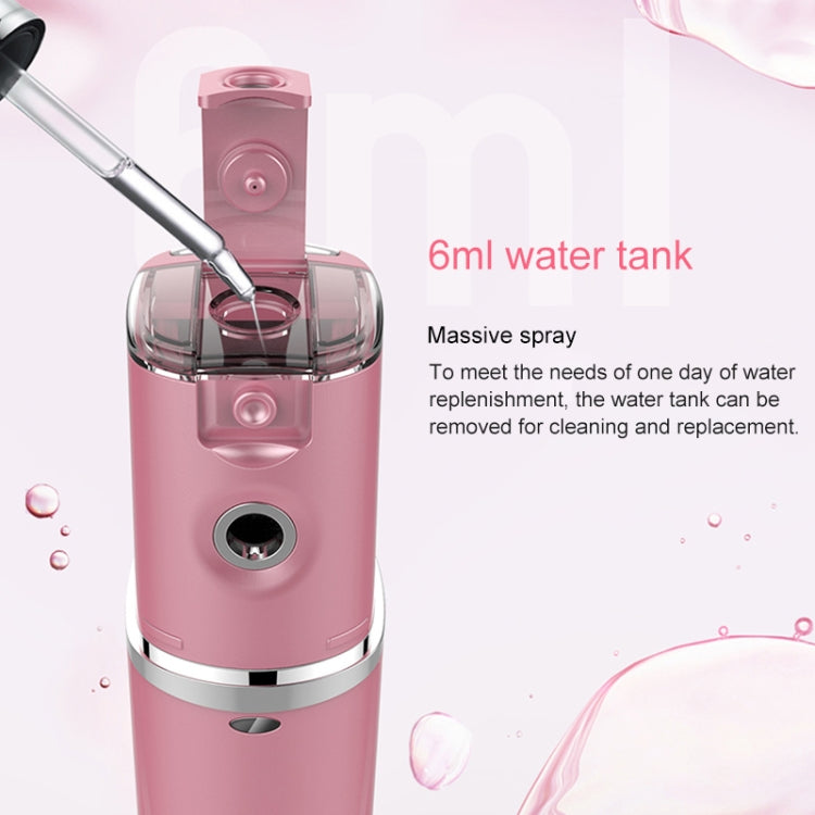 LSHOW YJK009 DC 5V 1A Hand-held Skin Care Water Atomizer Nano Sprayer Water Supplementary Instrument Alcohol Sprayer, Water Tank Capacity: 6ml