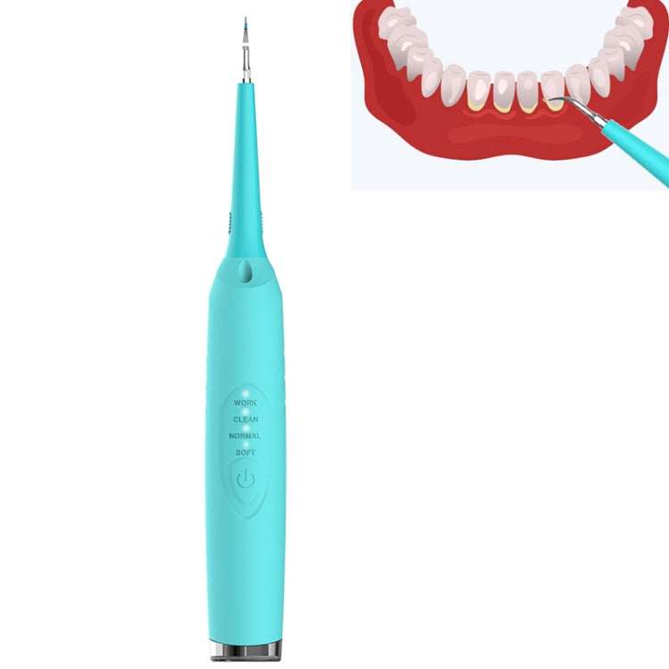 LSHOW YJK031 3.7V USB Charging Three-speed Mode Detachable Household Electric High-frequency Vibration Teeth Polisher with LED Light