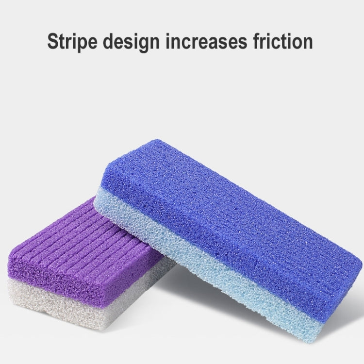 5 PCS 040 PU Striped Grindstone Foot Care Massage File, Color Random Delivery