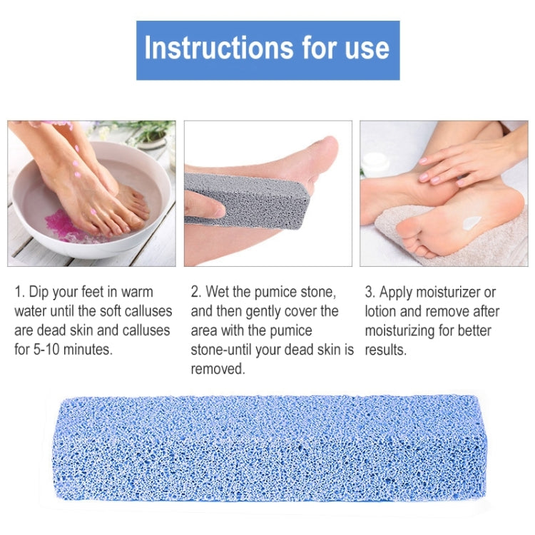 5 PCS 038 Long Glass Grindstone Multi-faceted Peeling Foot Rub
