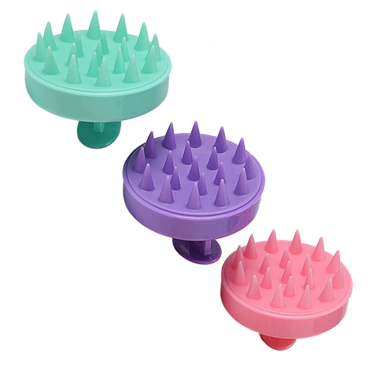 5 PCS 045 Silicone Shampoo Brush Adults Infants Meridian Head Grab, Color Random Delivery
