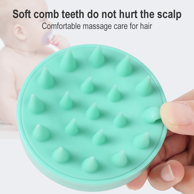 5 PCS 045 Silicone Shampoo Brush Adults Infants Meridian Head Grab, Color Random Delivery