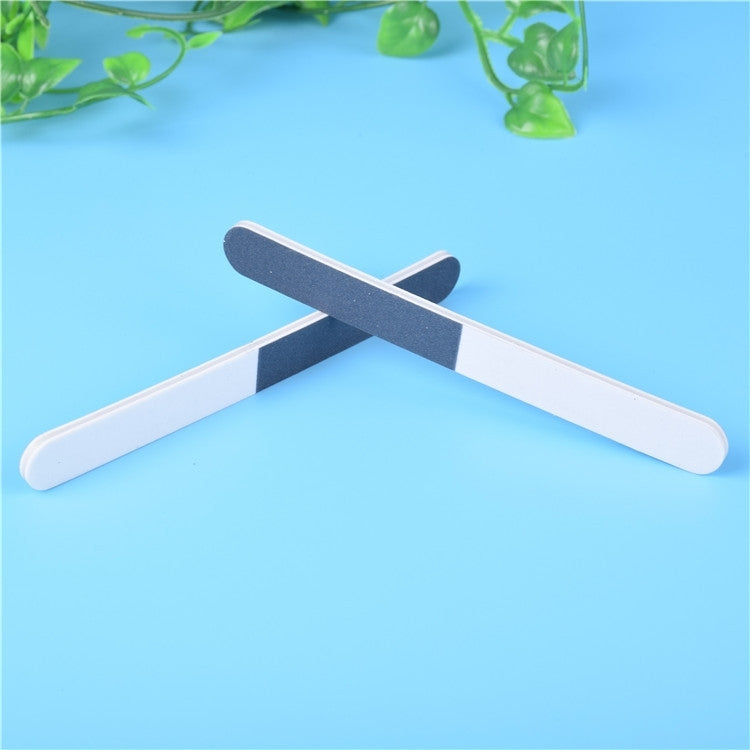 100 PCS Triple Sided Polishing Bar Nail File Buffers Polisher for Fingernails and Toenails