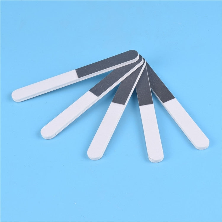 100 PCS Triple Sided Polishing Bar Nail File Buffers Polisher for Fingernails and Toenails