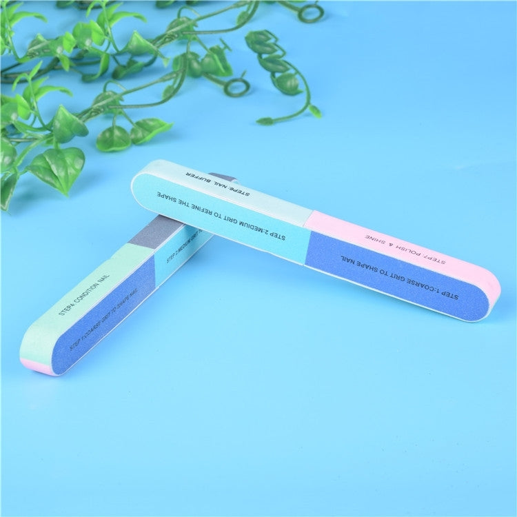 50 PCS Seven Sided Polishing Bar Nail File Buffers Polisher for Fingernails and Toenails