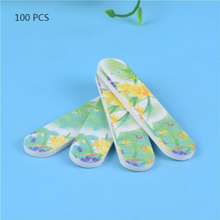 100 PCS Polishing Bar Nail File Buffers Polisher for Fingernails and Toenails
