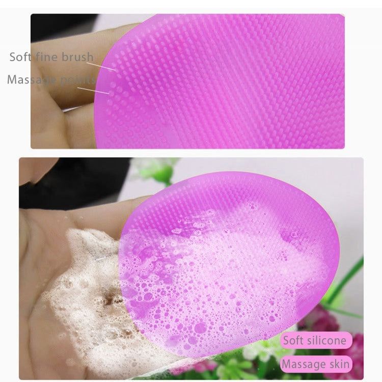 3 PCS Kean Silicone Makeup Brush Anti-slip Blackhead Remover Cleansing Friction Pad Face Skin Brush