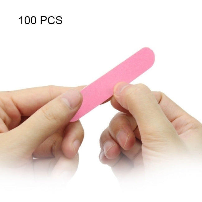 100 PCS Bar Nail File Buffers Polisher for Fingernails and Toenails