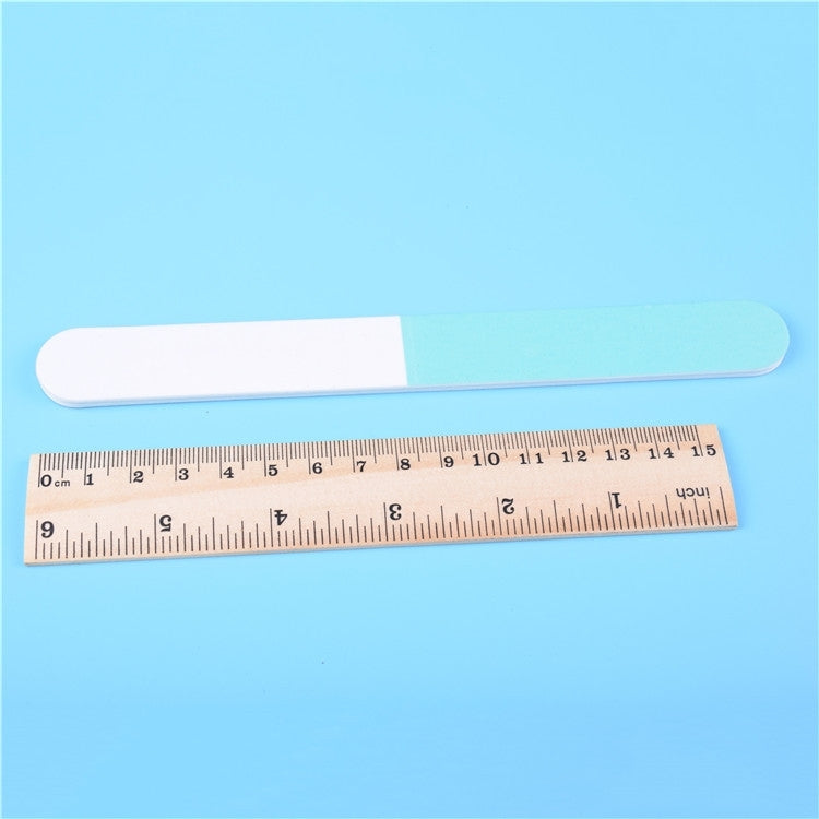 100 PCS Three-Way Bar Nail File Buffers Polisher for Fingernails and Toenails, Random Color Delivery
