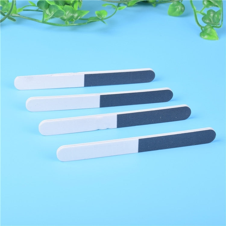 100 PCS Double Sided Polishing Article Bar Nail File Buffers Polisher for Fingernails and Toenails