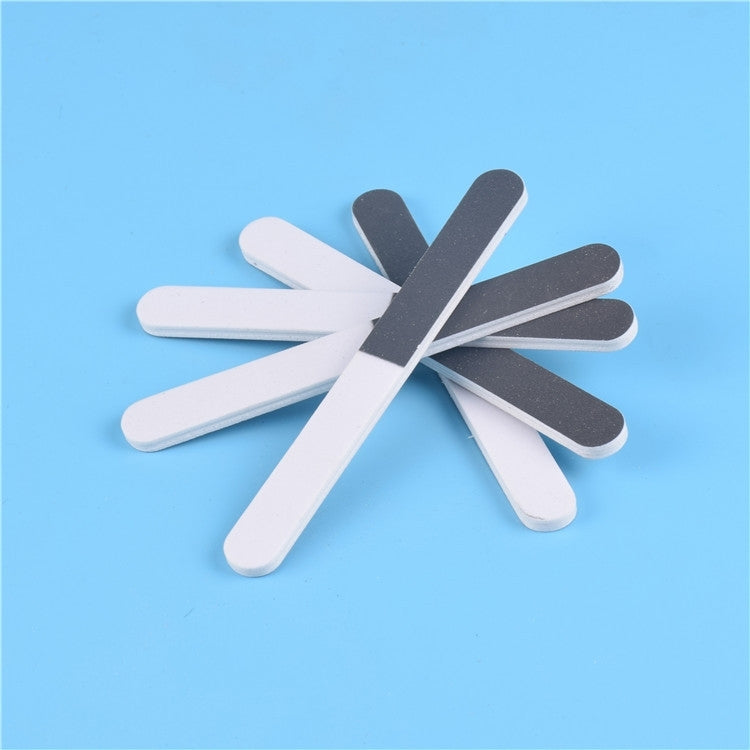 100 PCS Double Sided Polishing Article Bar Nail File Buffers Polisher for Fingernails and Toenails