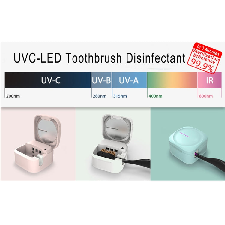 UVC Light Disinfection Toothbrush Sterilizer Clean Brush Box