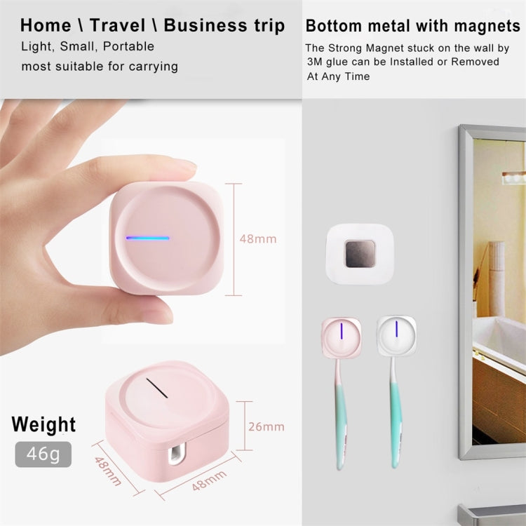 UVC Light Disinfection Toothbrush Sterilizer Clean Brush Box
