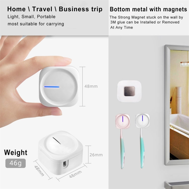 UVC Light Disinfection Toothbrush Sterilizer Clean Brush Box