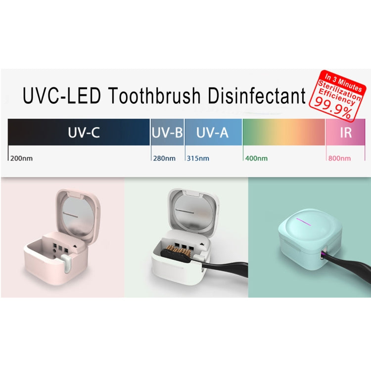 UVC Light Disinfection Toothbrush Sterilizer Clean Brush Box
