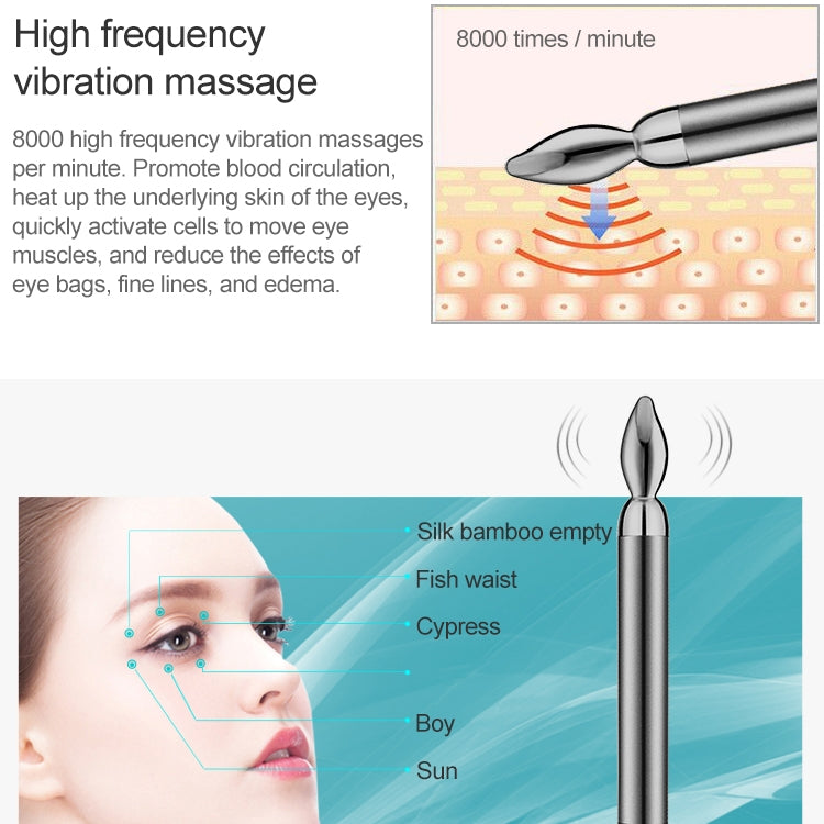 BLK-D001-1 Eye Massager Essence Introducer Face Vibration Beauty Instrument Household
