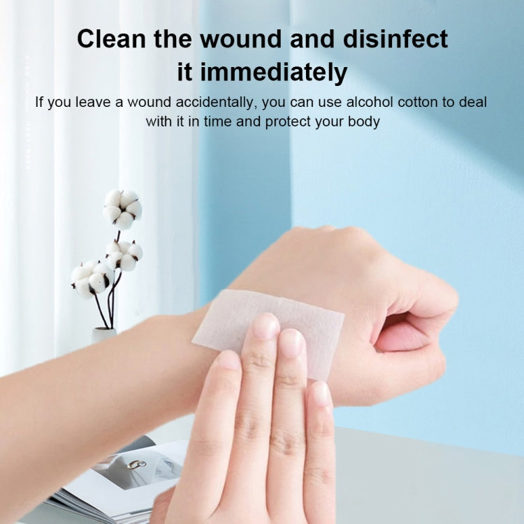 1000 PCS Disposable Alcohol Disinfection Cotton Wipes