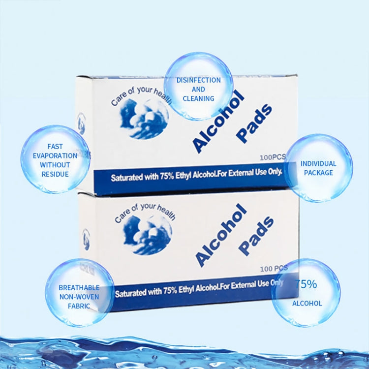 1000 PCS Disposable Alcohol Disinfection Cotton Wipes