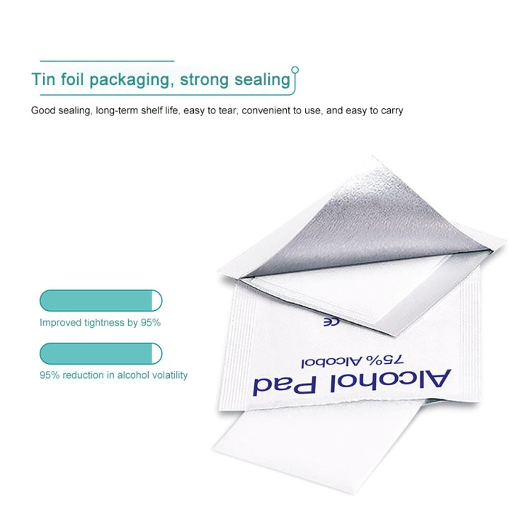 1000 PCS Disposable Alcohol Disinfection Cotton Wipes