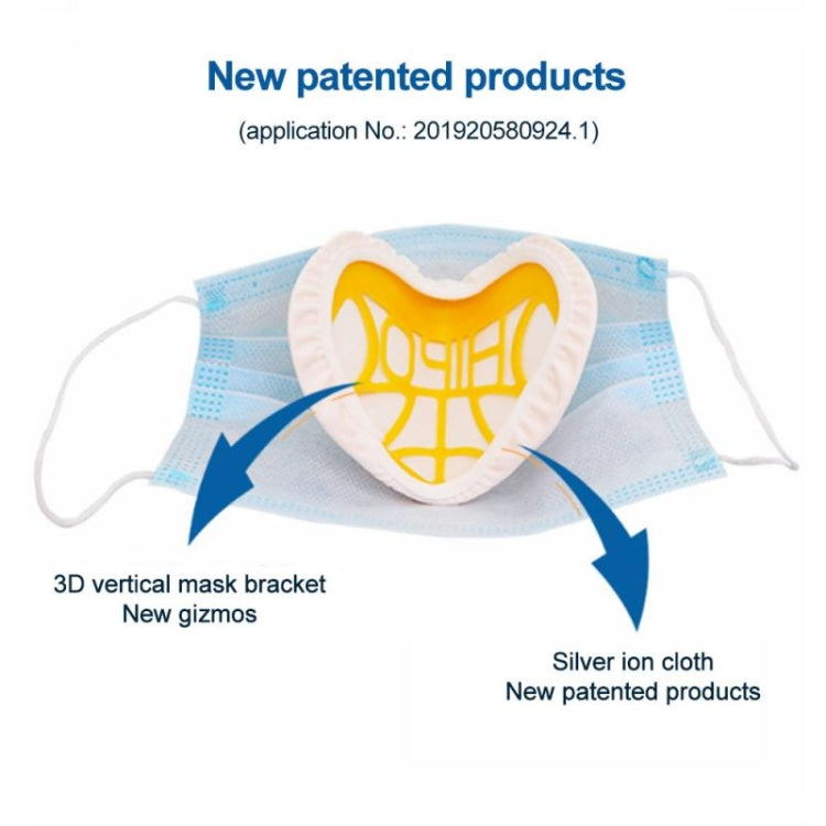 2 PCS Reusable Filter Dust Face Mask Replacement Inner Pad Holder