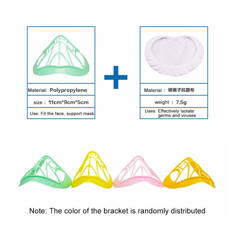 2 PCS Reusable Filter Dust Face Mask Replacement Inner Pad Holder