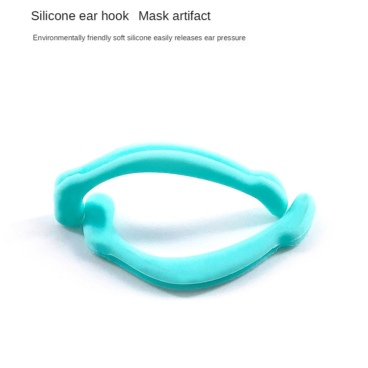 2 Sets Reusable Face Mask Soft Silicone Ear Hook Invisible Earmuffs