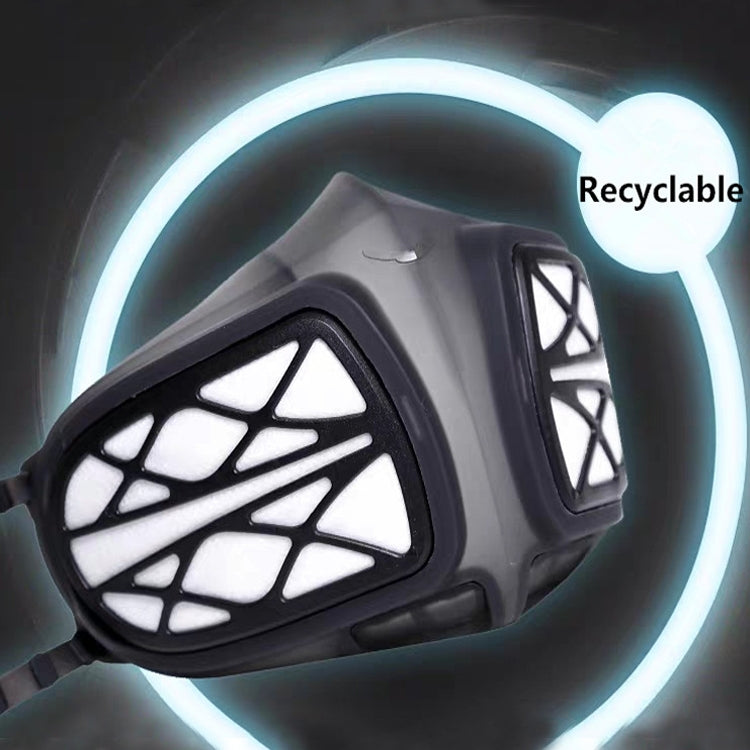 Silicone Protective Reusable PM2.5 KN95 Respirator Mask Replaceable Filter Antivirus Anti-fog Face Mask