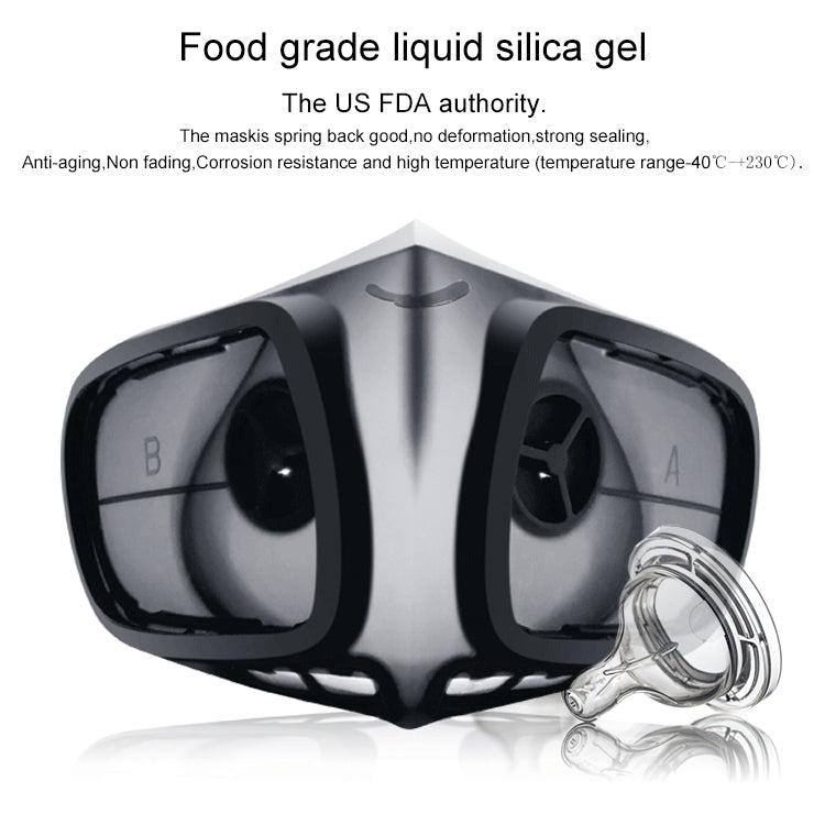 Silicone Protective Reusable PM2.5 KN95 Respirator Mask Replaceable Filter Antivirus Anti-fog Face Mask