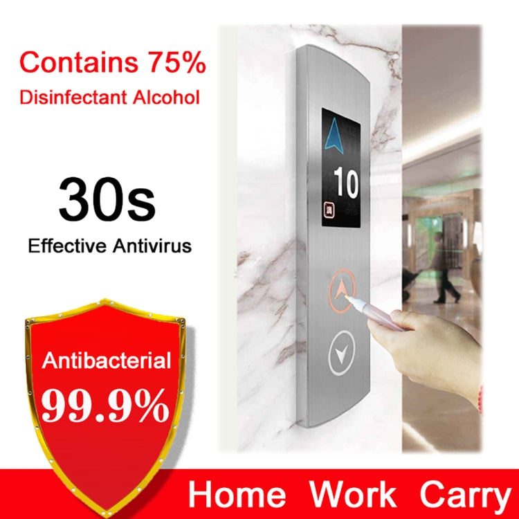 5 PCS Non-contact Elevator Anti-Virus Alcohol Pen, No Alcohol
