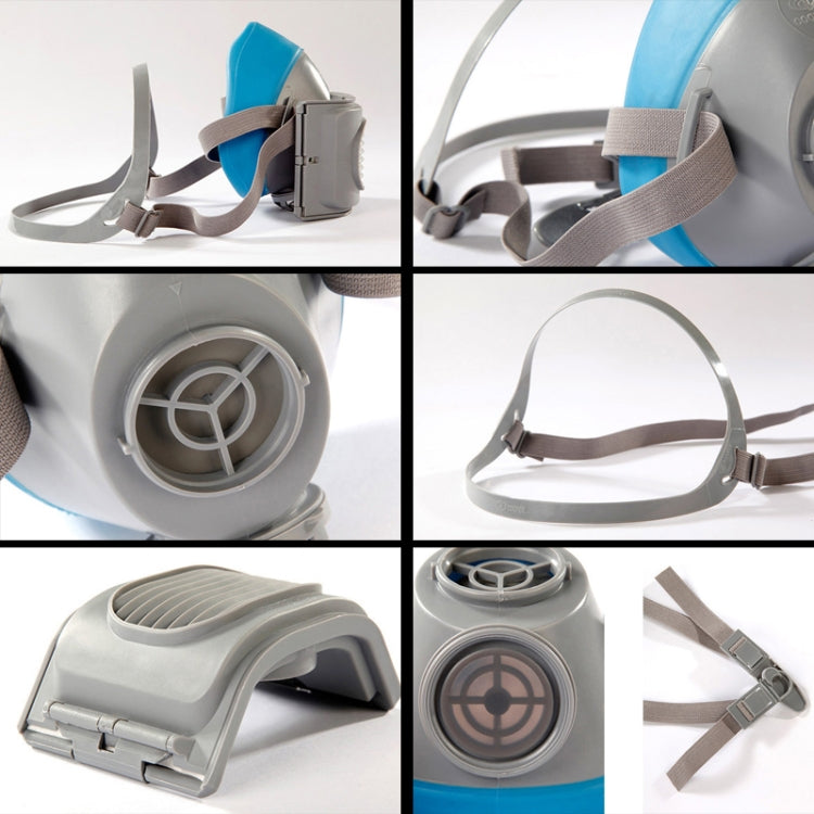 CP-3600 Industrial Self-suction KN95 Filtering Respirator Dustproof Mask PM2.5 Antivirus Anti-fog Half Face Mask with 20 PCS KN95 Filter Pads