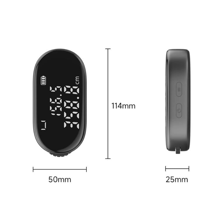 Original Xiaomi Youpin DUKA ATuMan Q2 Electronic Ruler Portable Digital Wheel Tape Measure Tool  - Black