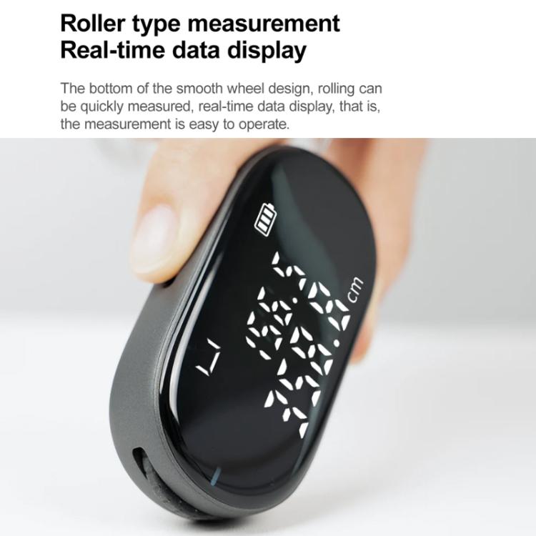 Original Xiaomi Youpin DUKA ATuMan Q2 Electronic Ruler Portable Digital Wheel Tape Measure Tool  - Black