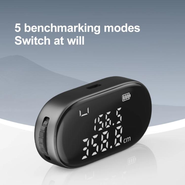 Original Xiaomi Youpin DUKA ATuMan Q2 Electronic Ruler Portable Digital Wheel Tape Measure Tool  - Black