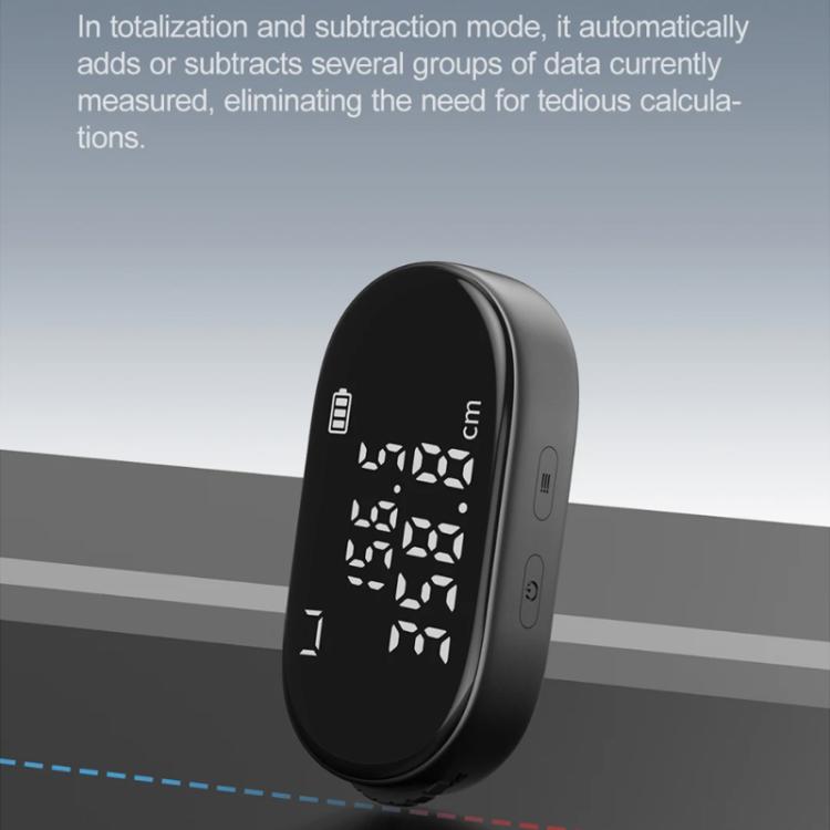 Original Xiaomi Youpin DUKA ATuMan Q2 Electronic Ruler Portable Digital Wheel Tape Measure Tool  - Black