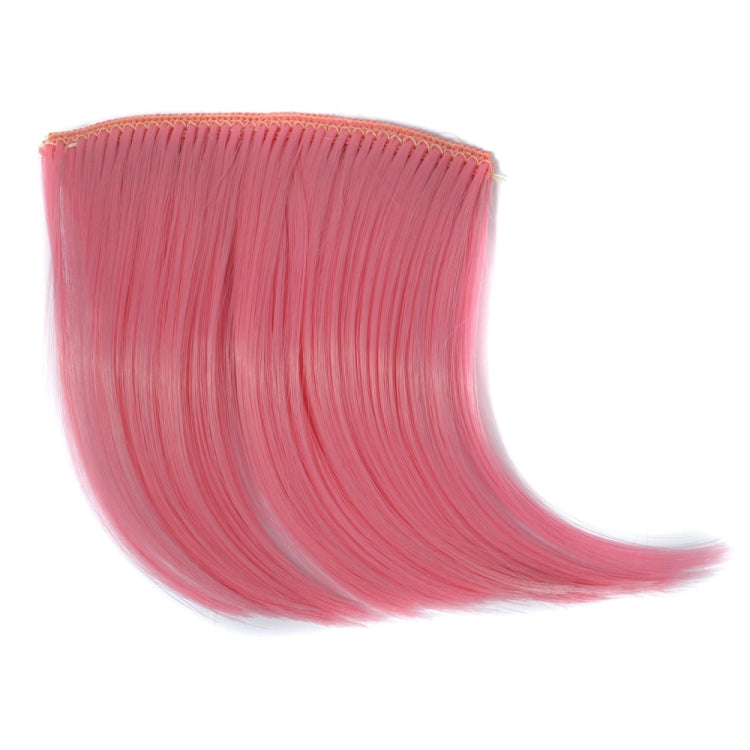 5 PCS Color Gradient Invisible Seamless Hair Extension Wig Piece Straight Hair Piece Color Bangs Hair Piece