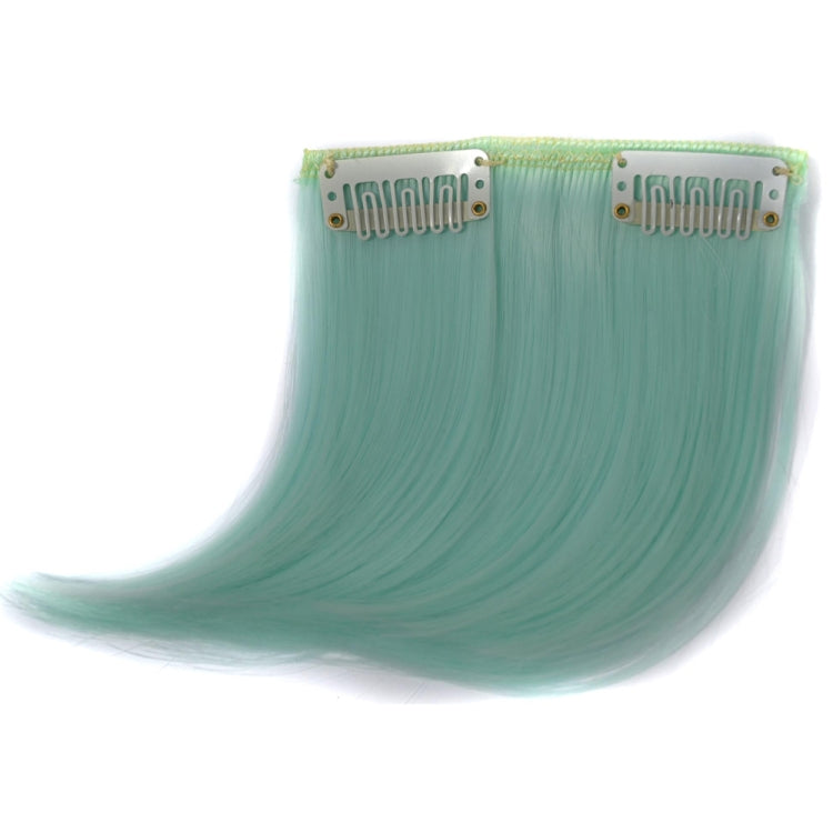 5 PCS Color Gradient Invisible Seamless Hair Extension Wig Piece Straight Hair Piece Color Bangs Hair Piece