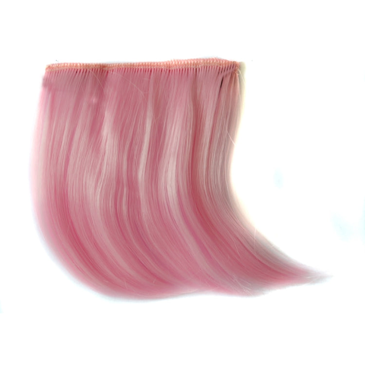 5 PCS Color Gradient Invisible Seamless Hair Extension Wig Piece Straight Hair Piece Color Bangs Hair Piece