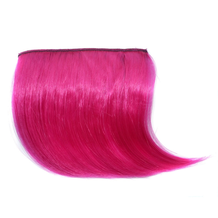 5 PCS Color Gradient Invisible Seamless Hair Extension Wig Piece Straight Hair Piece Color Bangs Hair Piece