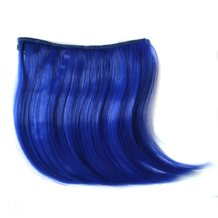 5 PCS Color Gradient Invisible Seamless Hair Extension Wig Piece Straight Hair Piece Color Bangs Hair Piece