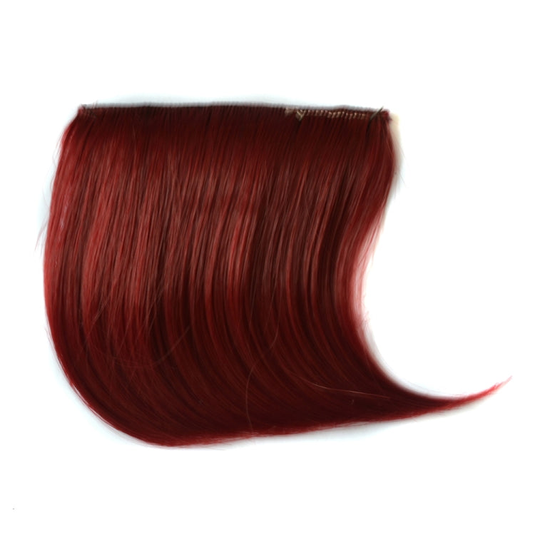 5 PCS Color Gradient Invisible Seamless Hair Extension Wig Piece Straight Hair Piece Color Bangs Hair Piece